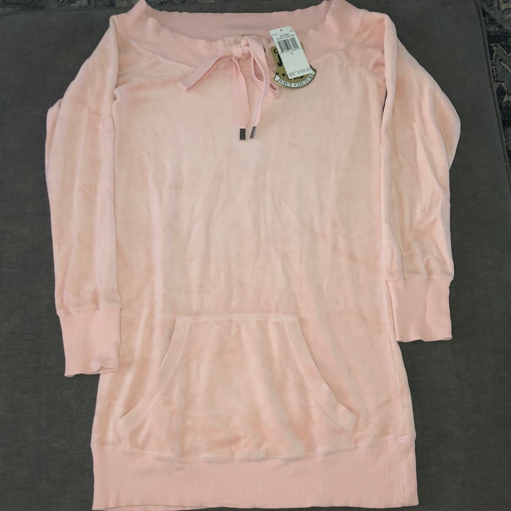 Women’s Juicy Couture Velour Off Shoulder Tunic/Dress/Top